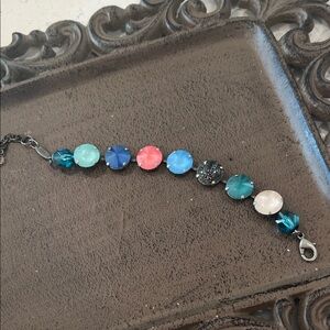 Sabika Multicolor Crystal Bracelet
